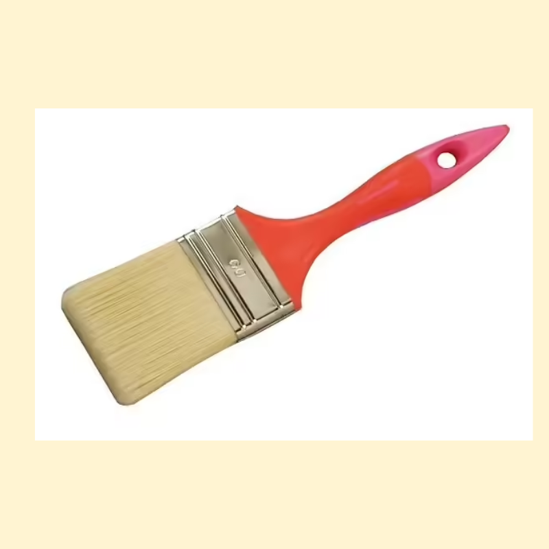Pinceau plat bi-matière - Toutes peintures