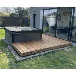 Lames de terrasse autoclave marron choix AB