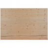 Panneau 3 plis Épicéa Rainure & Languette 1250 x 650 x 19 mm