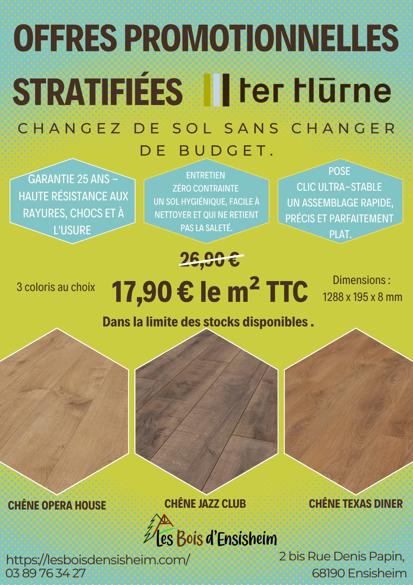 Changez de sol sans changer de budget.