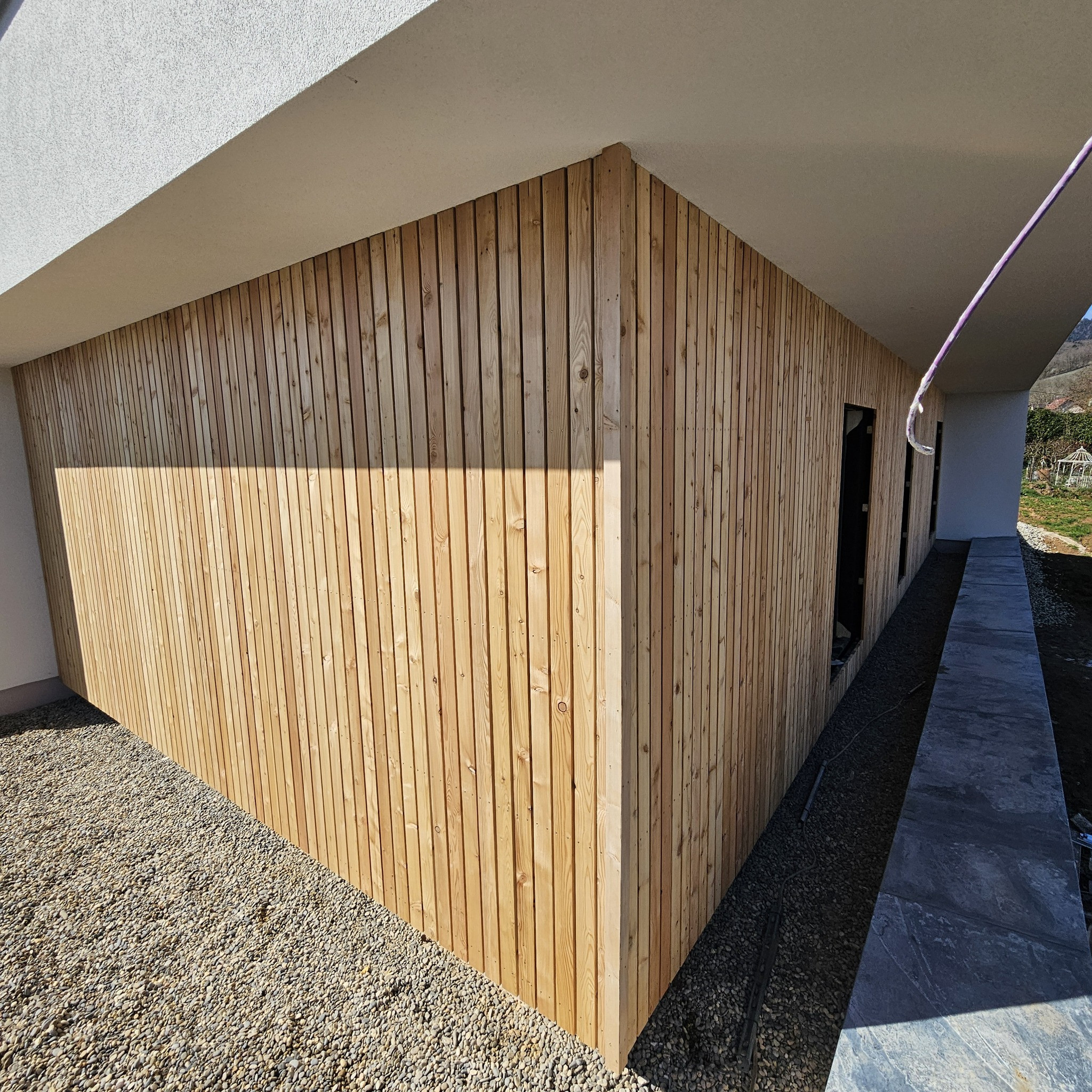 Habillage extérieur en mélèze